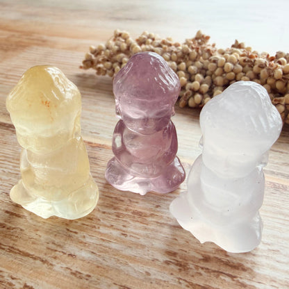 Fluorit-Carving Buddha