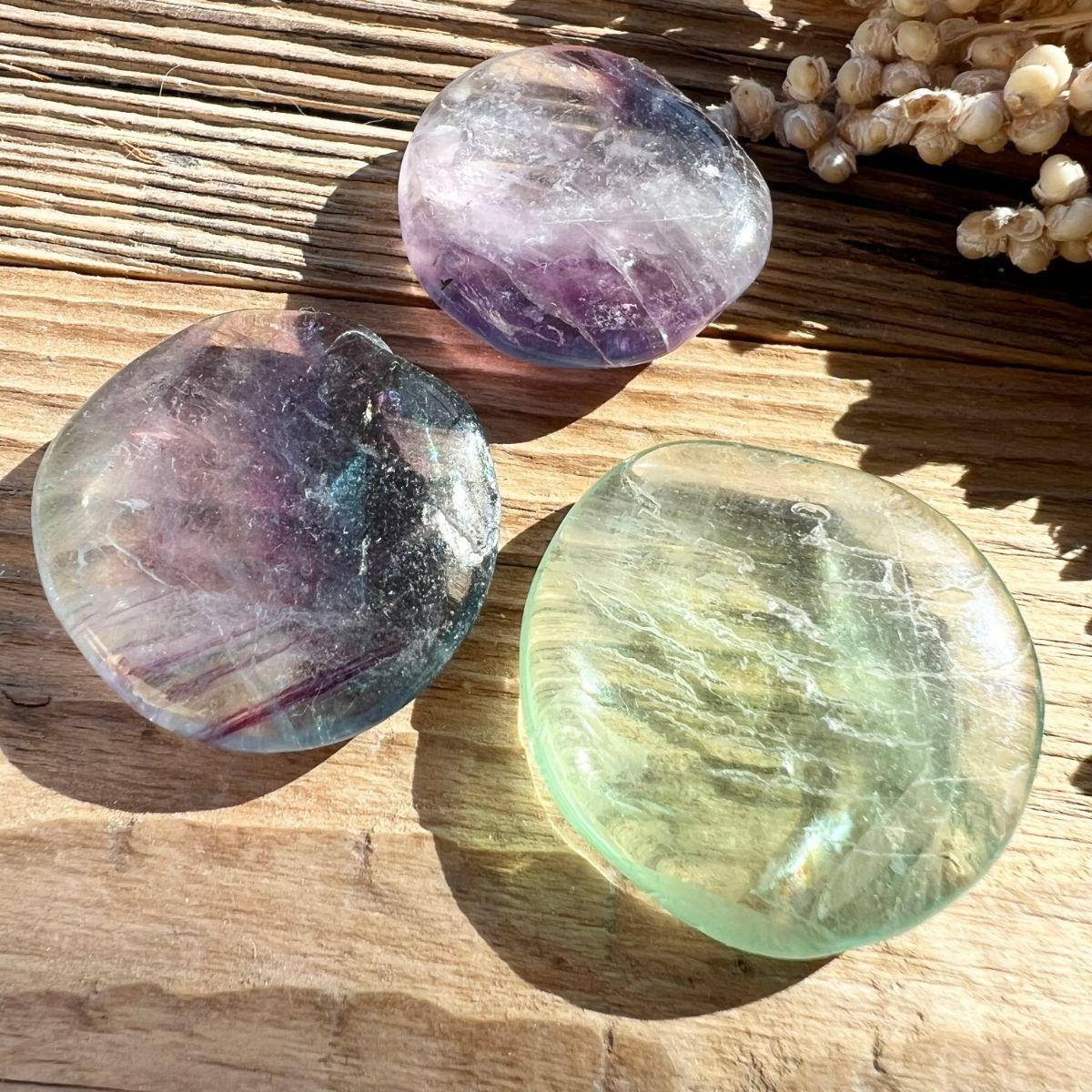 FLUORIT (Regenbogen) Taschenstein