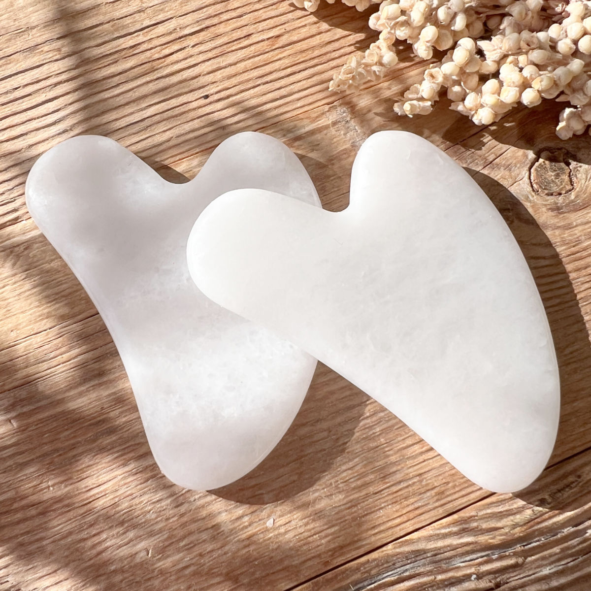 Weiße Jade Gua Sha - DIY SPIRIT #