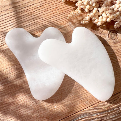 Weiße Jade Gua Sha - DIY SPIRIT #
