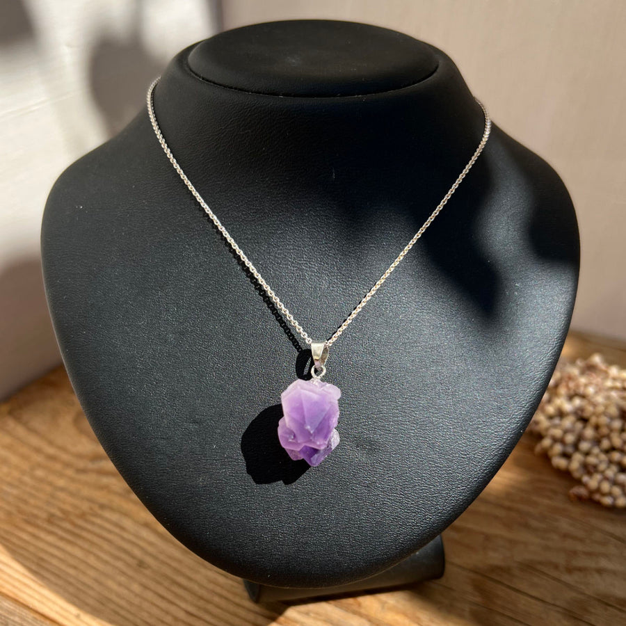 Amethyst Halskette (Rohkristall) - DIY SPIRIT