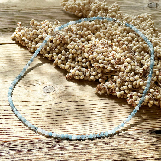 Aquamarin Perlenkette - DIY SPIRIT #