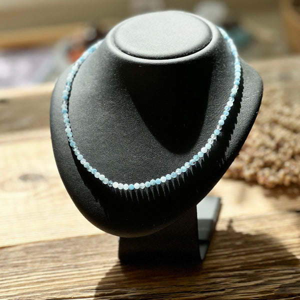 Aquamarin Perlenkette - DIY SPIRIT #