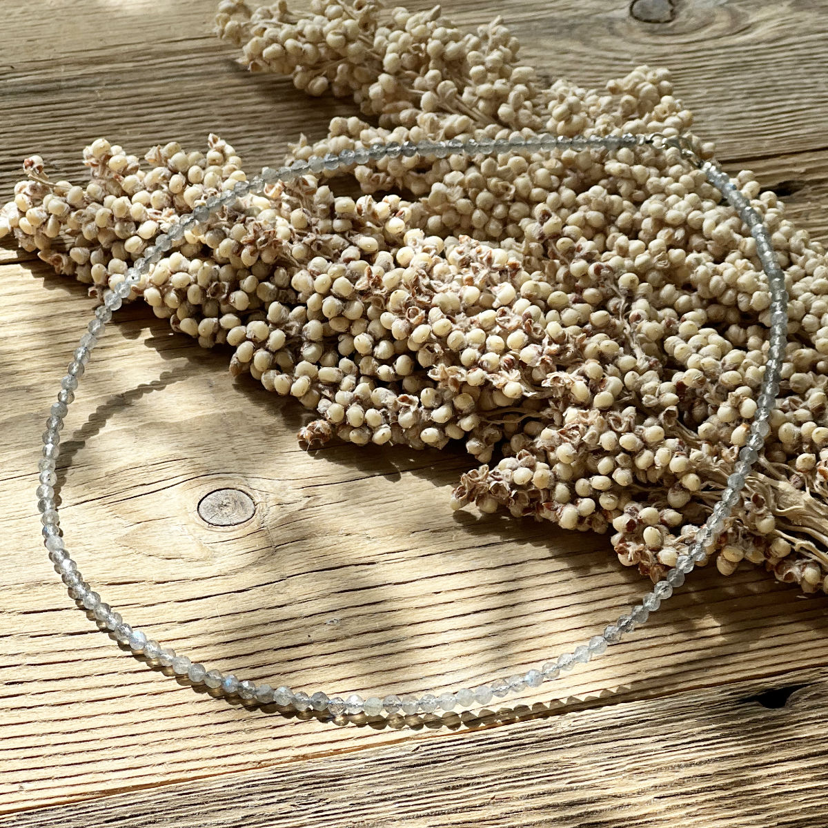 Labradorit Perlenkette - DIY SPIRIT