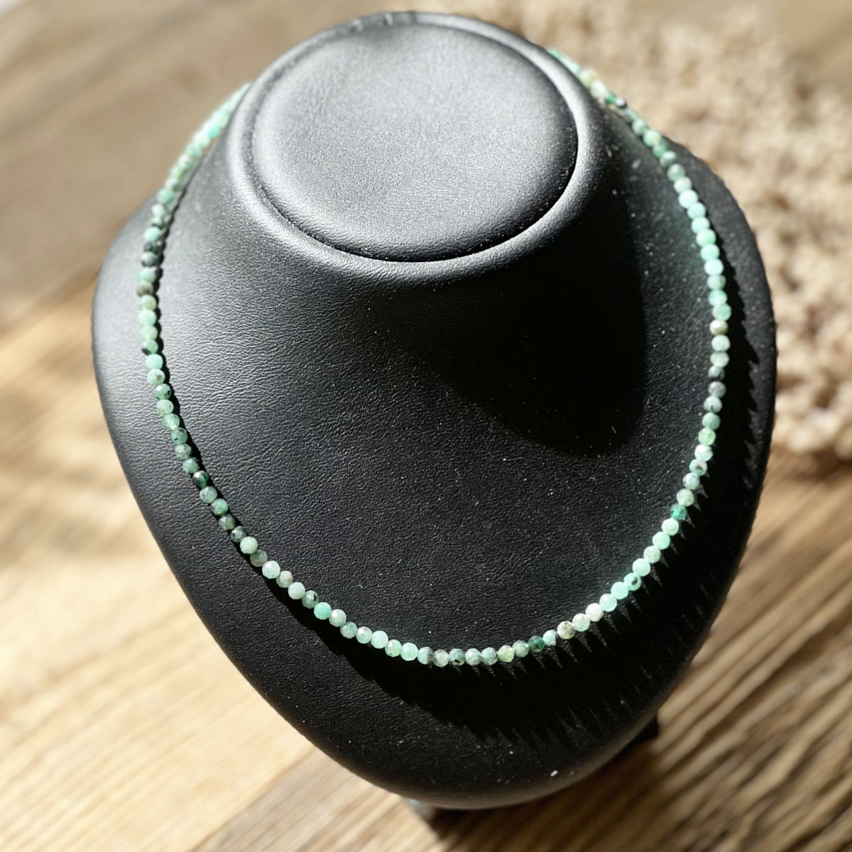Smaragd Perlenkette
