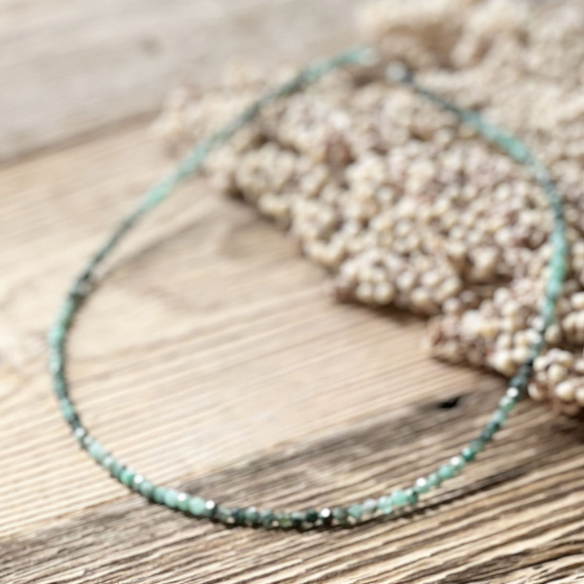 Smaragd Perlenkette - DIY SPIRIT
