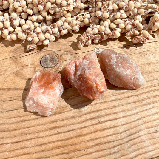 Sonnenstein (Rohkristall) Halskette