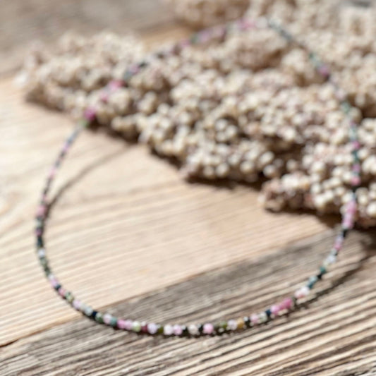 Turmalin (bunt) Perlenkette - DIY SPIRIT #