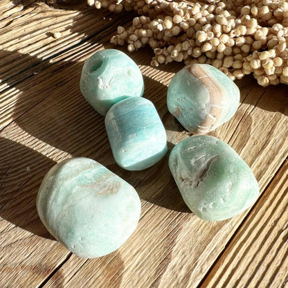 Karibischer Calcit Trommelstein - DIY SPIRIT #
