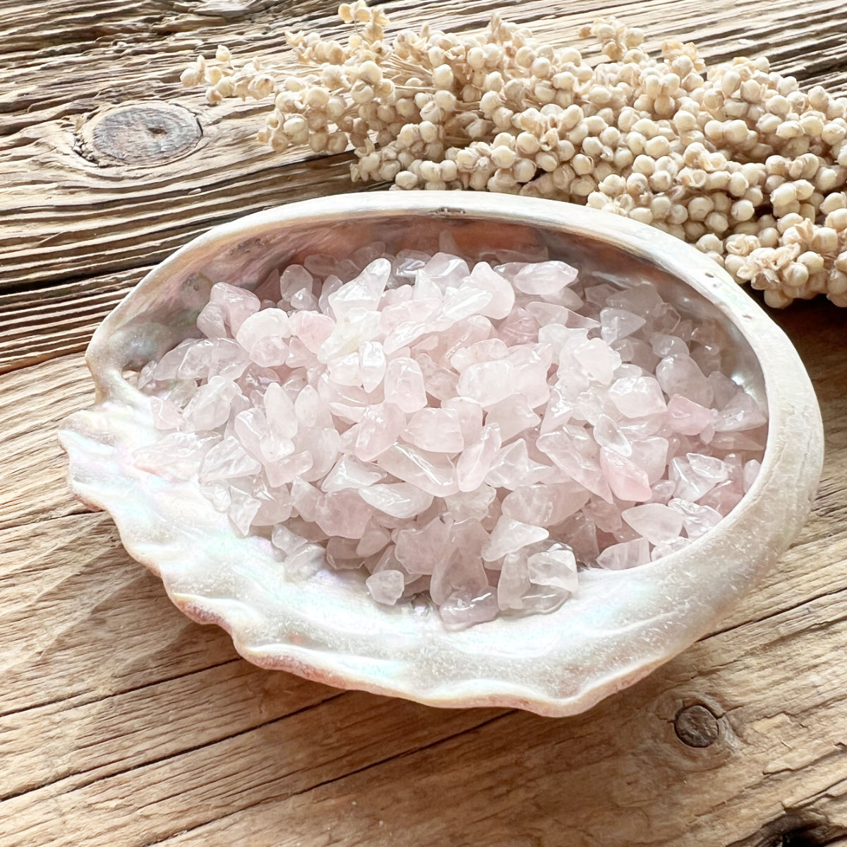 Rosenquarz Chips - DIY SPIRIT #
