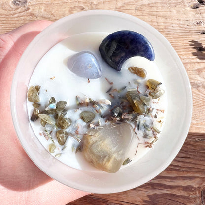 Kristallkerze Moon Vibes - DIY SPIRIT #