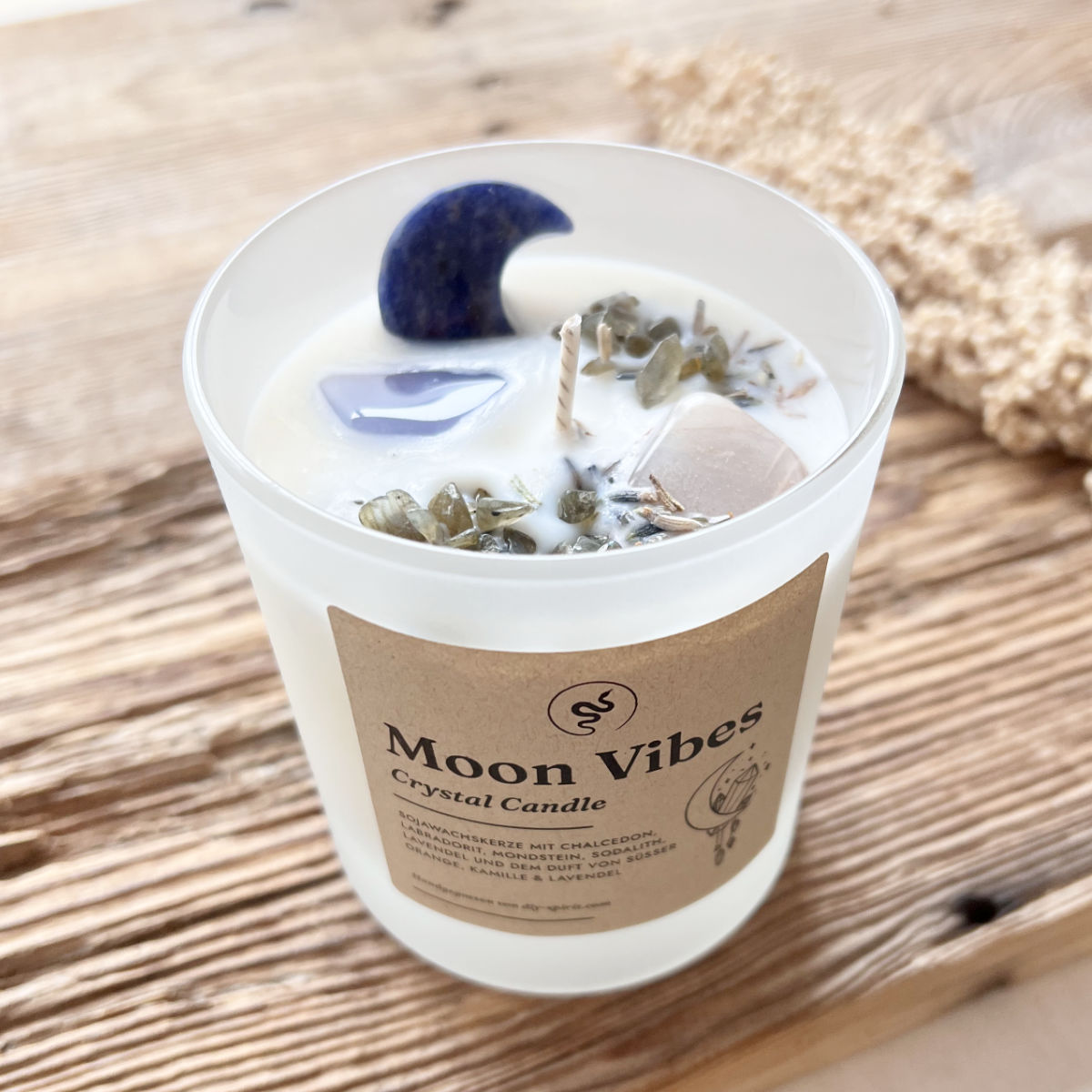 Kristallkerze Moon Vibes - DIY SPIRIT #
