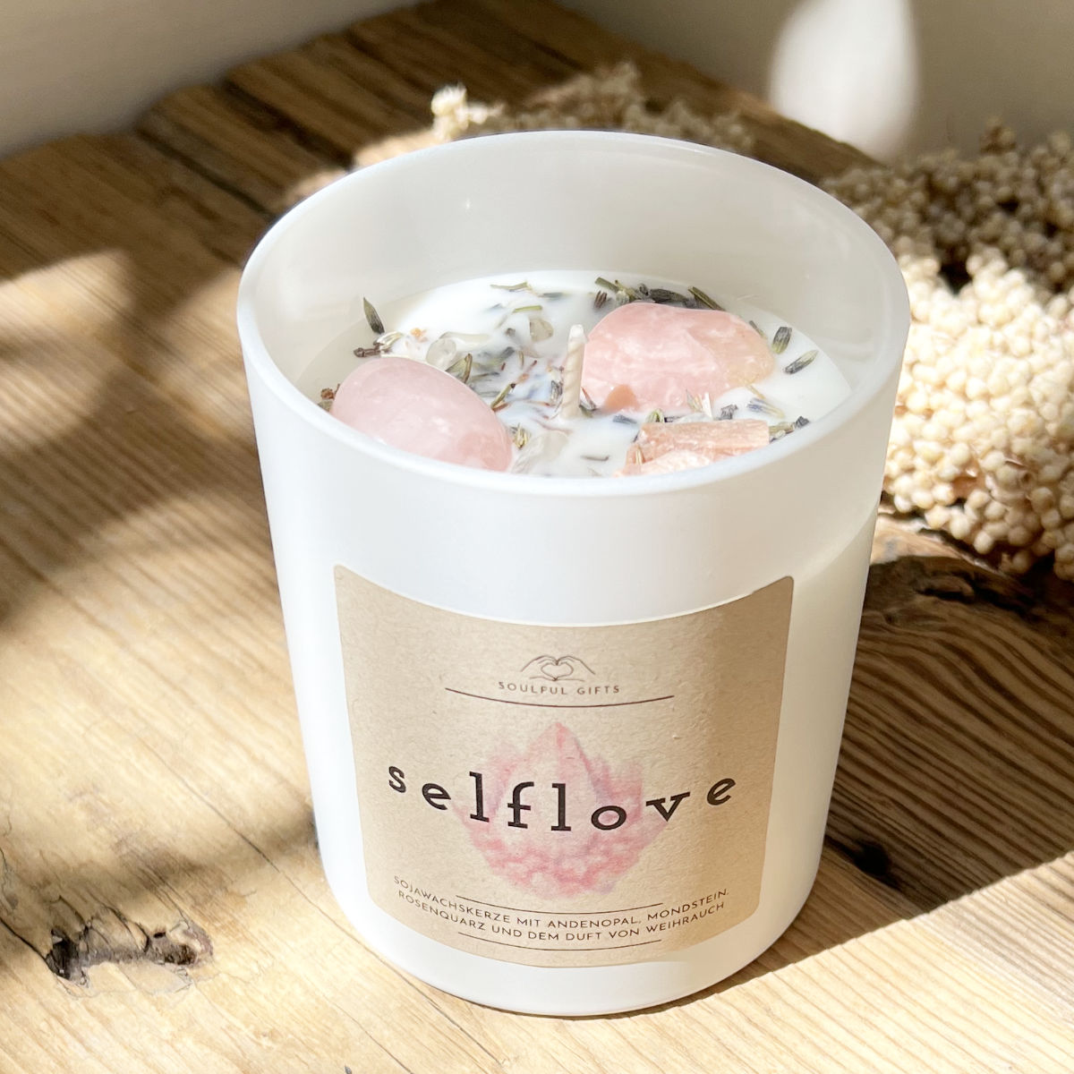 Kristallkerze Selflove - DIY SPIRIT #
