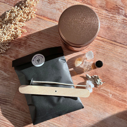 DIY Kristallkerze New Beginnings