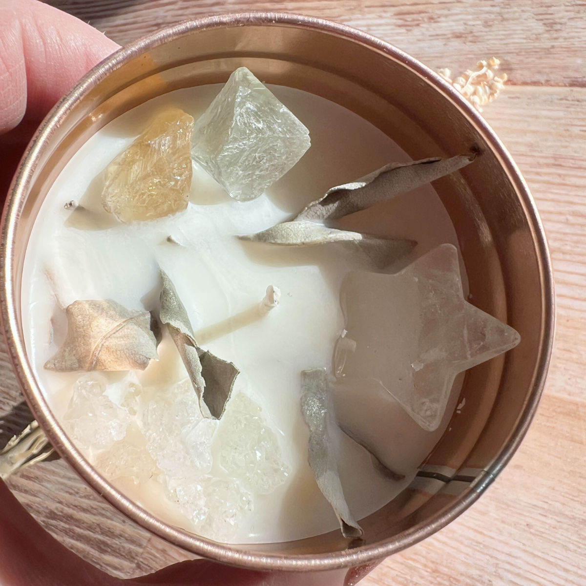 DIY Kristallkerze New Beginnings