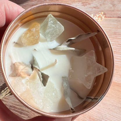 DIY Kristallkerze New Beginnings