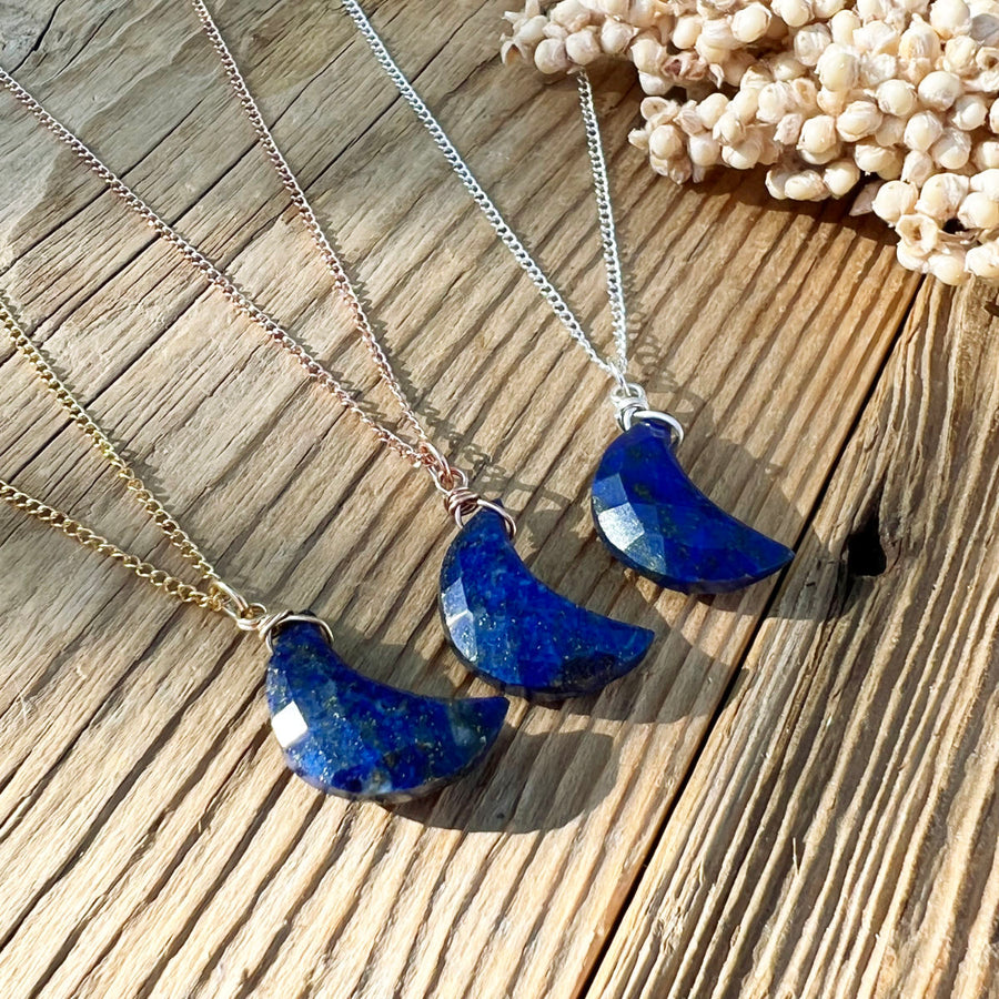 Lapislazuli Moon Halskette - DIY SPIRIT