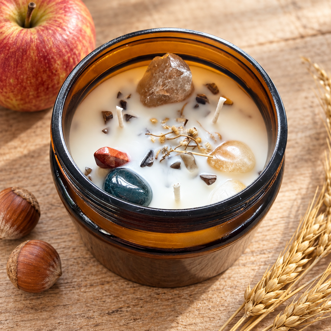 Mabon Kristallkerze