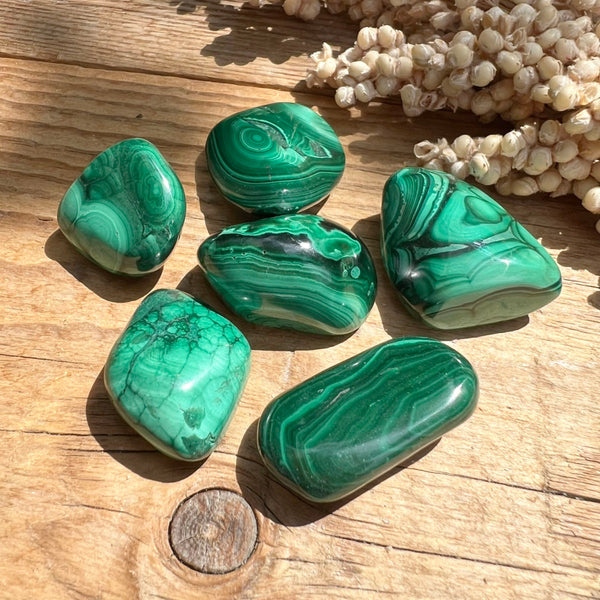 Malachit Trommelstein - DIY SPIRIT #