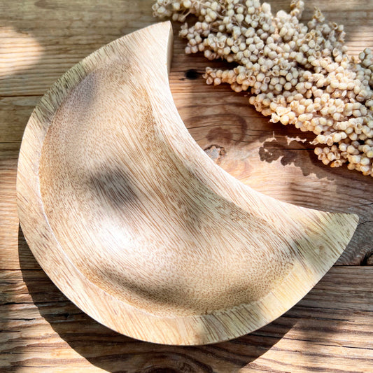 Mangoholz Mondschale