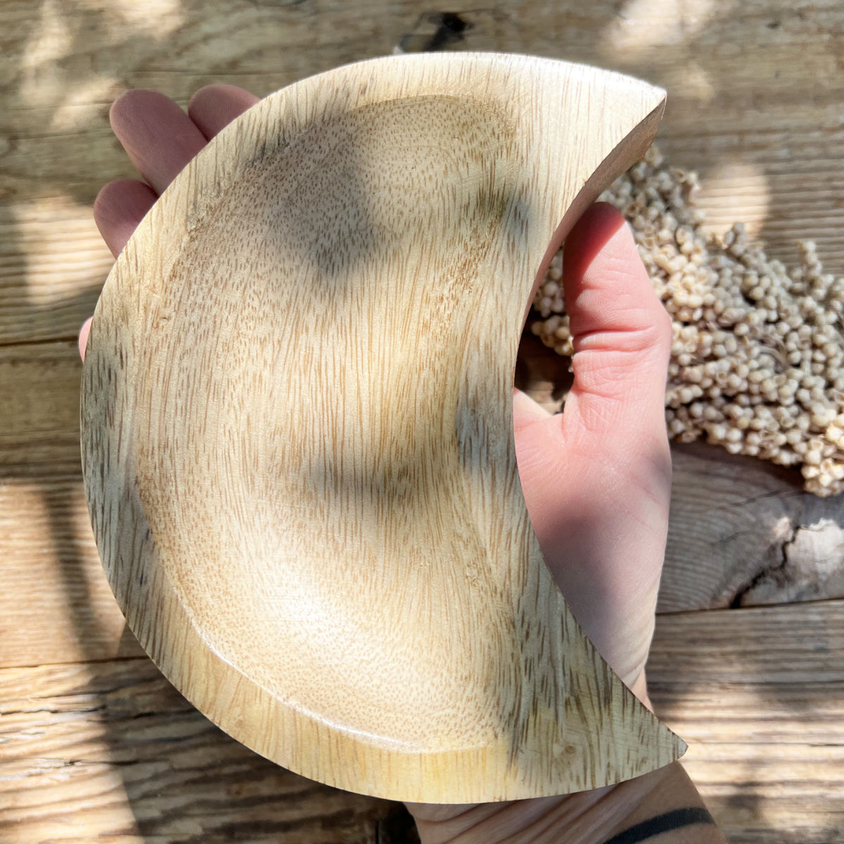 Mangoholz Mondschale