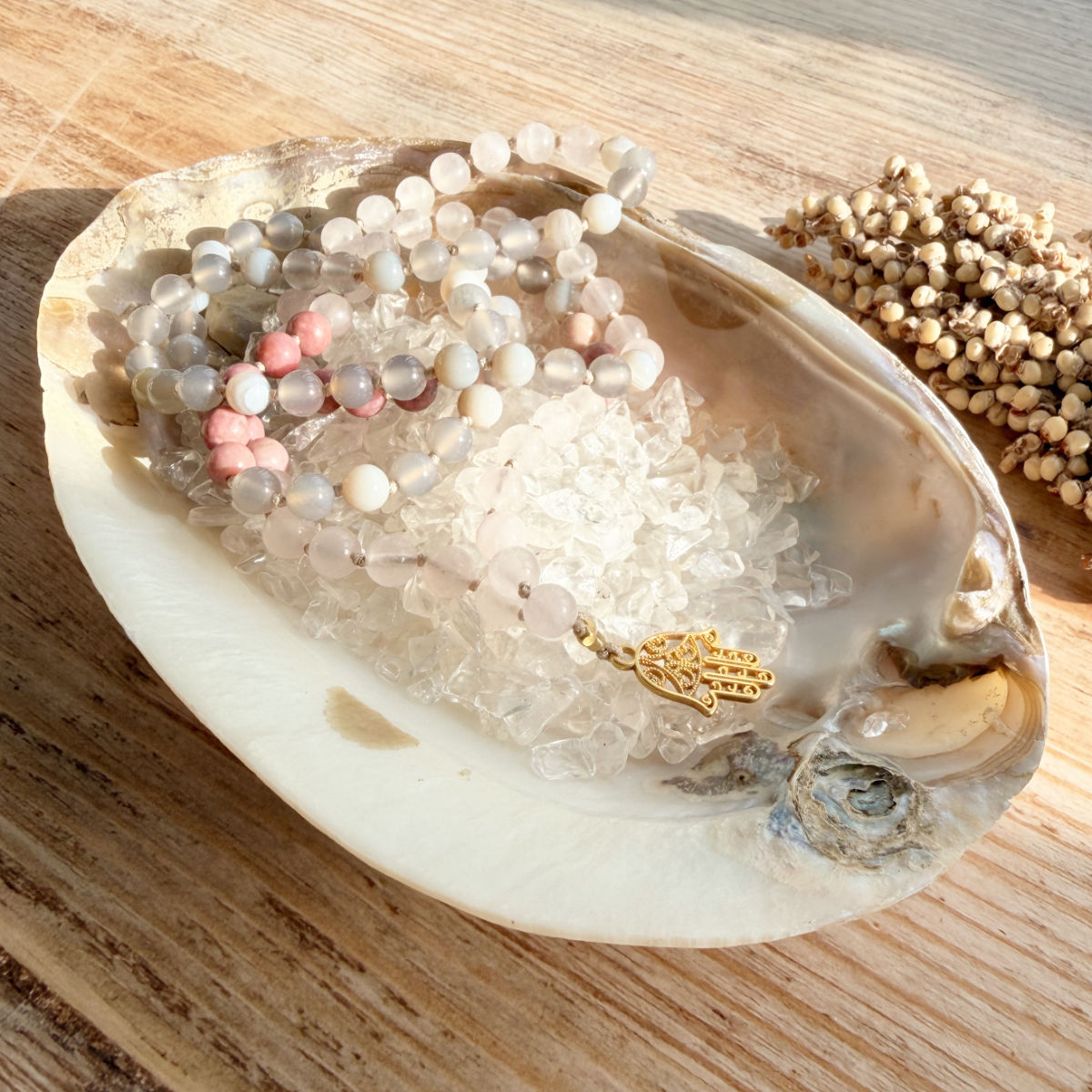 Perlmutt Muschelschale