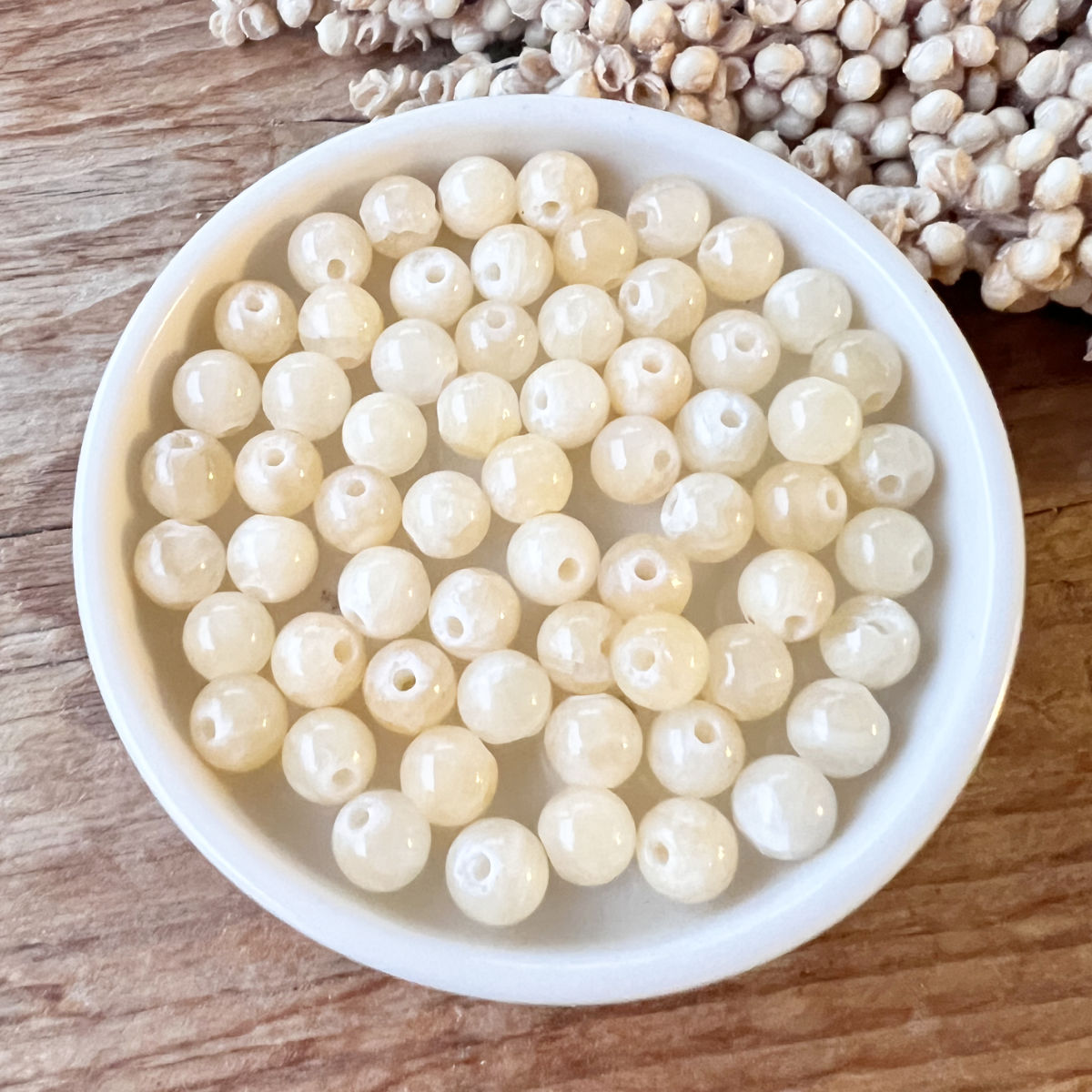 Gelber Calcit Perlen