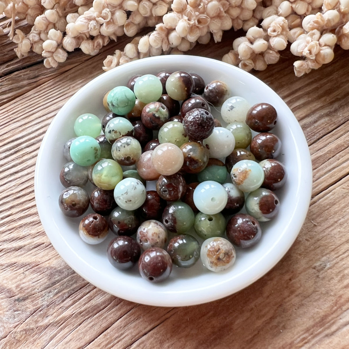 Chrysopras Perlen - DIY SPIRIT
