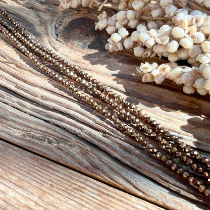 Hämatit Zwischenperlen (facettiert, 2mm)