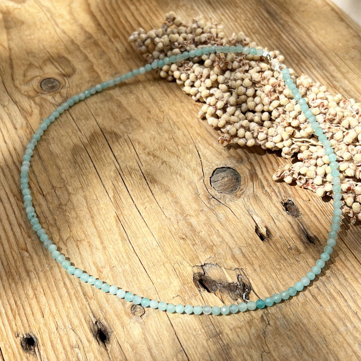 Amazonit Perlenkette - DIY SPIRIT #