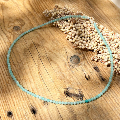 Amazonit Perlenkette - DIY SPIRIT #