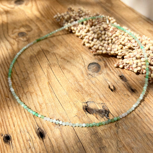 Chrysopras Perlenkette - DIY SPIRIT #