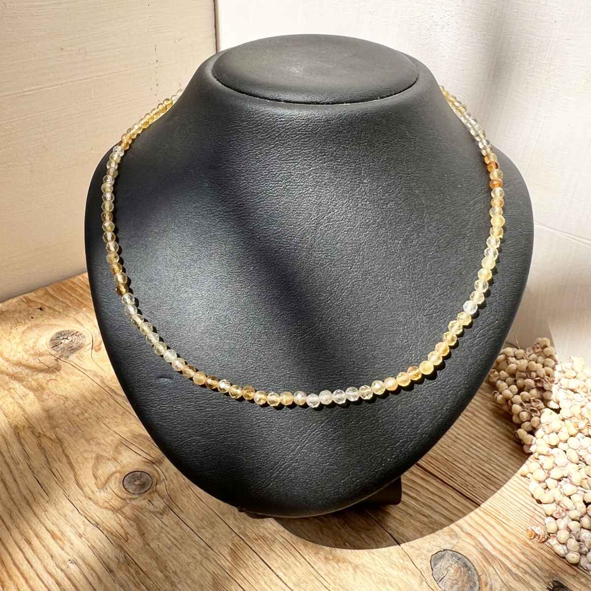 Citrin Perlenkette - DIY SPIRIT #
