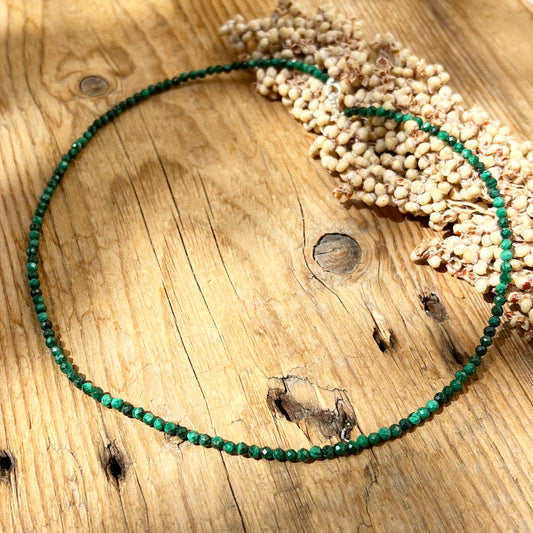 Malachit Perlenkette - DIY SPIRIT #