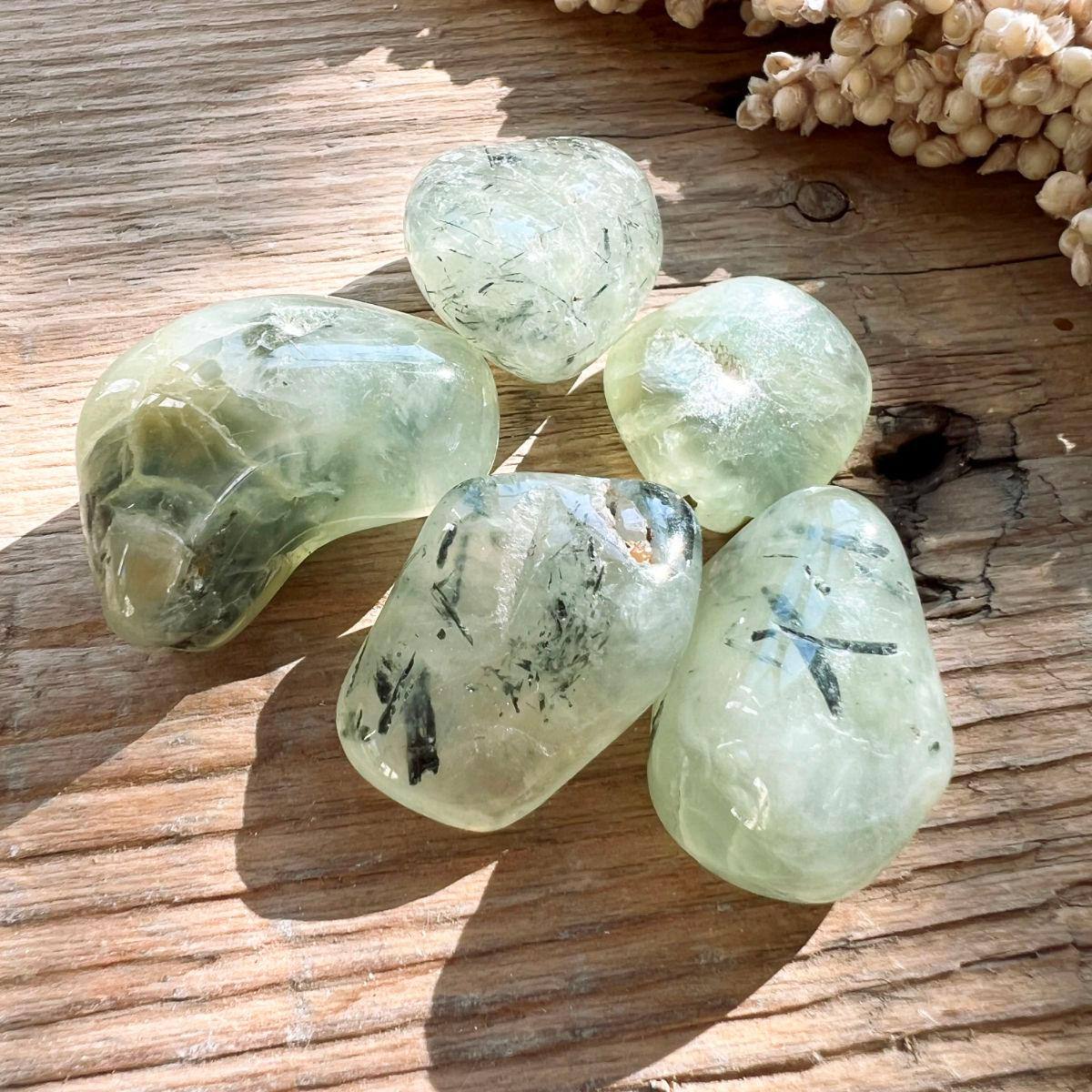 Prehnit Trommelstein - DIY SPIRIT #