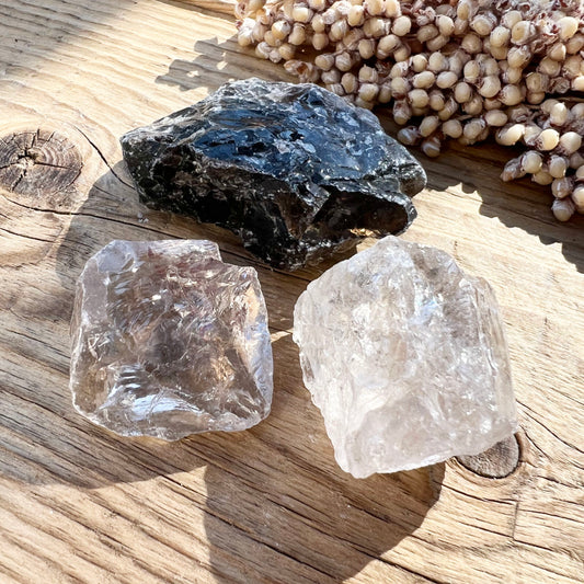 Rauchquarz Rohstein - DIY SPIRIT #