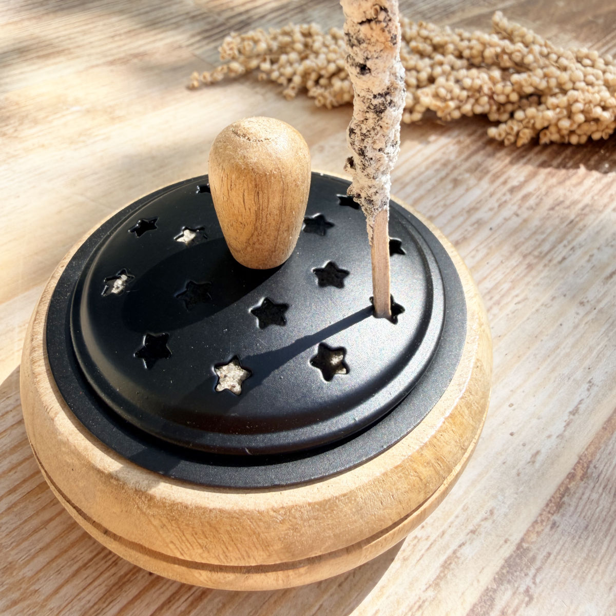 Räuchergefäß (Mangoholz)
