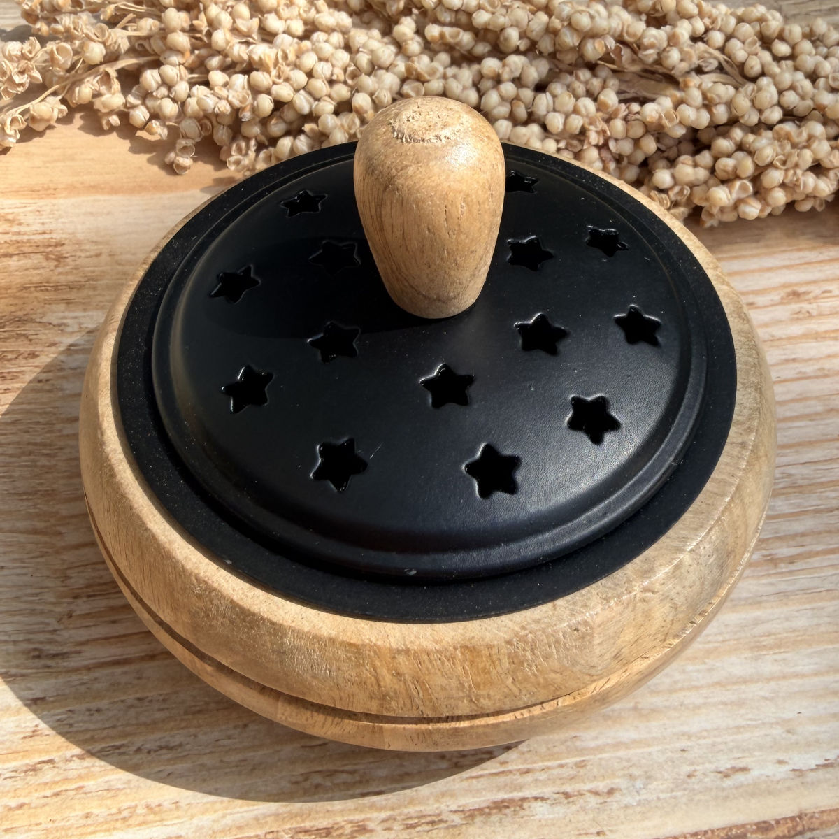 Räuchergefäß (Mangoholz)