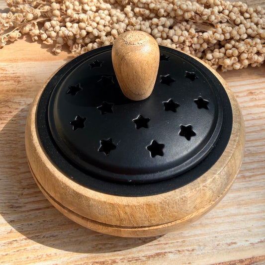 Räuchergefäß (Mangoholz)