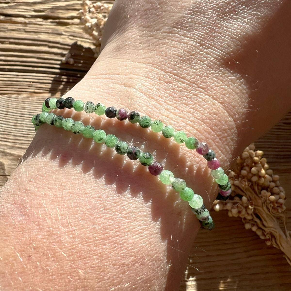 Rubin-Zoisit Armband - DIY SPIRIT #