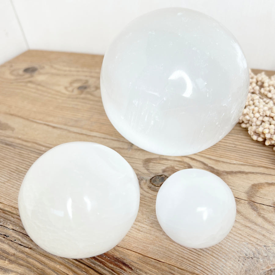 Selenit Kugel - DIY SPIRIT