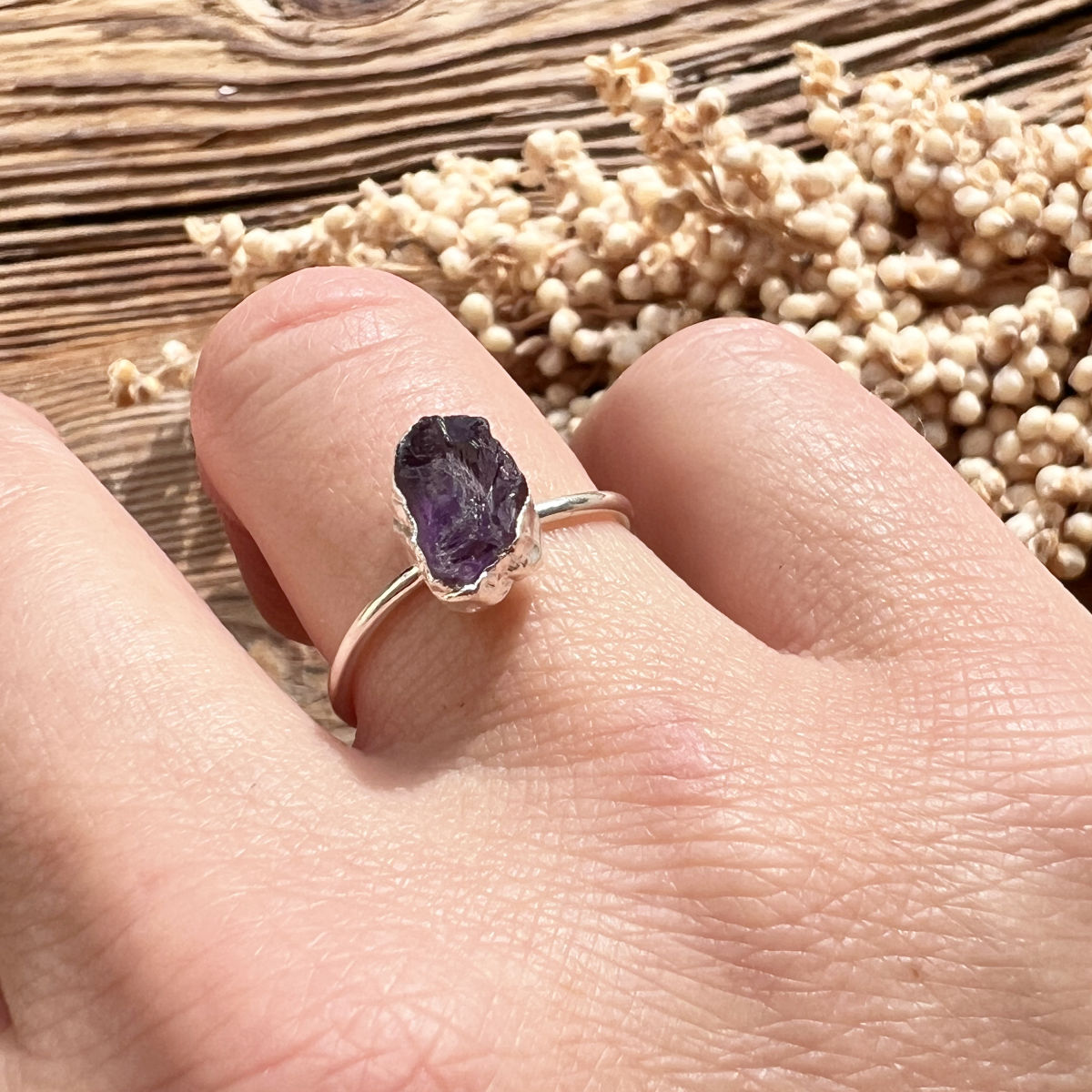Amethyst Silberring - DIY SPIRIT