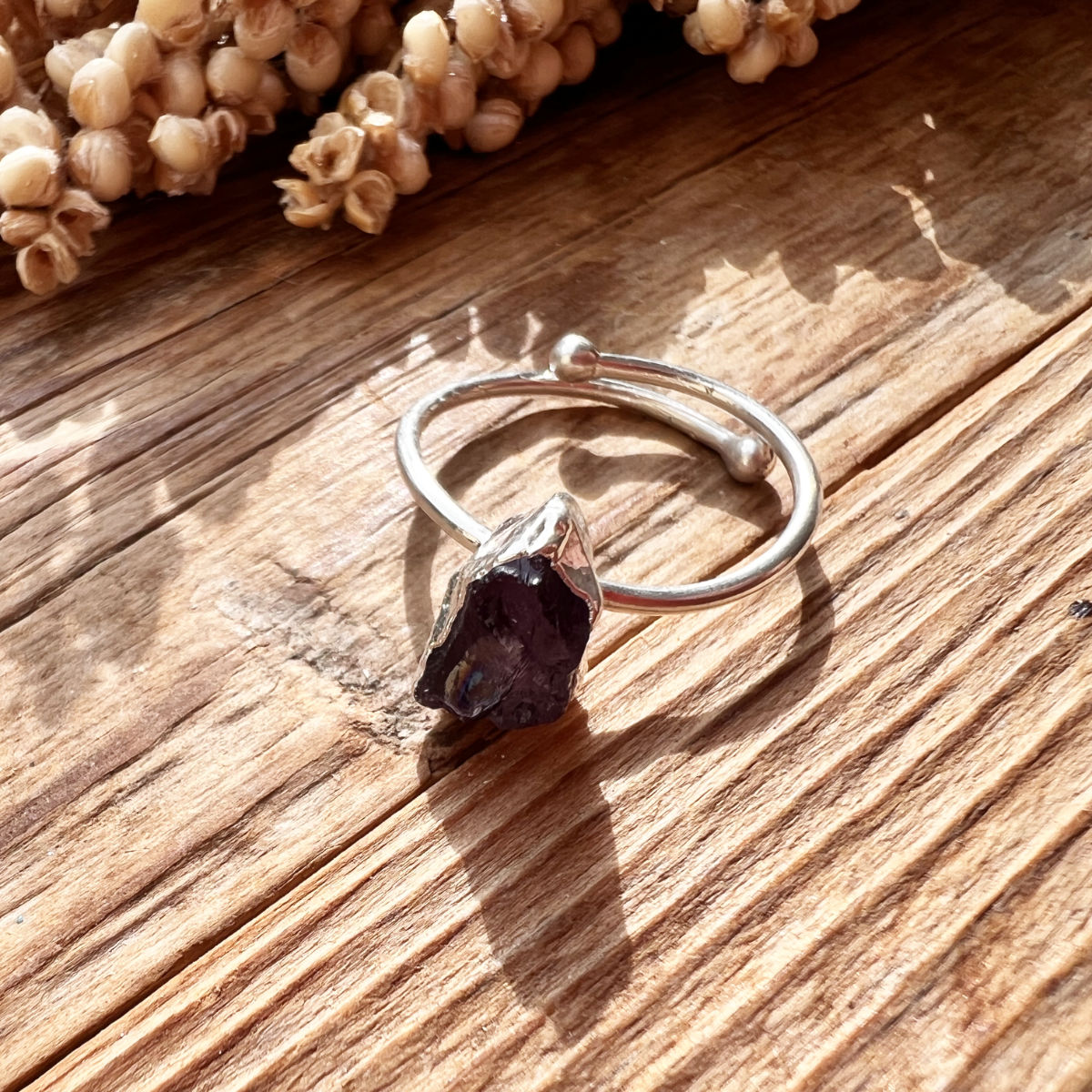 Amethyst Silberring - DIY SPIRIT