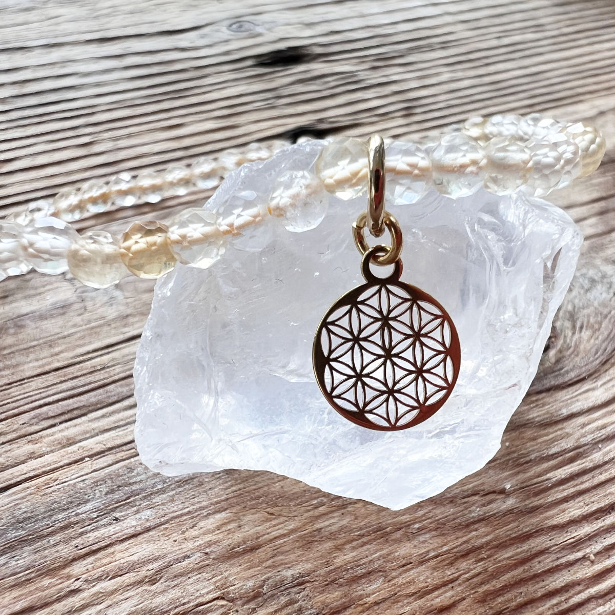 Solstice Citrin Armband