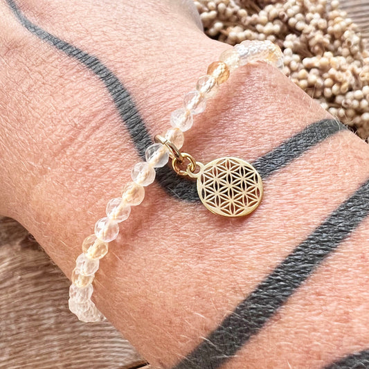 Solstice Citrin Armband