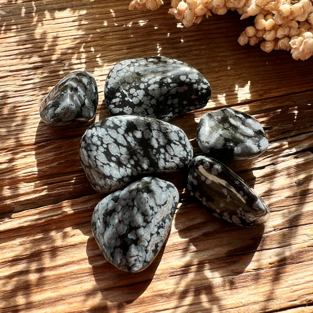 Obsidian Trommelstein - DIY SPIRIT