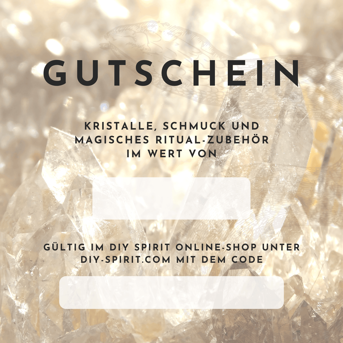 Geschenkgutschein - DIY SPIRIT