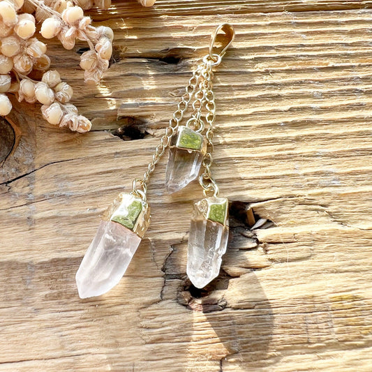 BERGKRISTALL Triple Kette - DIY SPIRIT