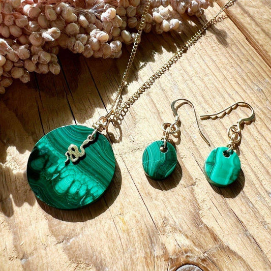 MALACHIT Signature Ohrringe - DIY SPIRIT