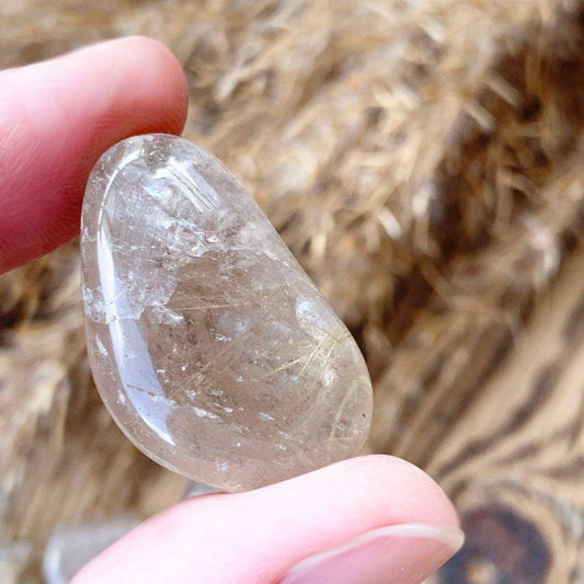 RUTILQUARZ Trommelstein - DIY SPIRIT